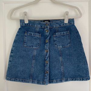 BDG front button skirt